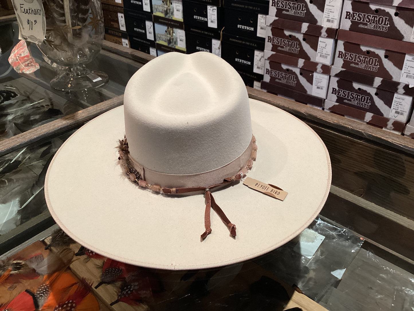 Peyote bird hatband #8