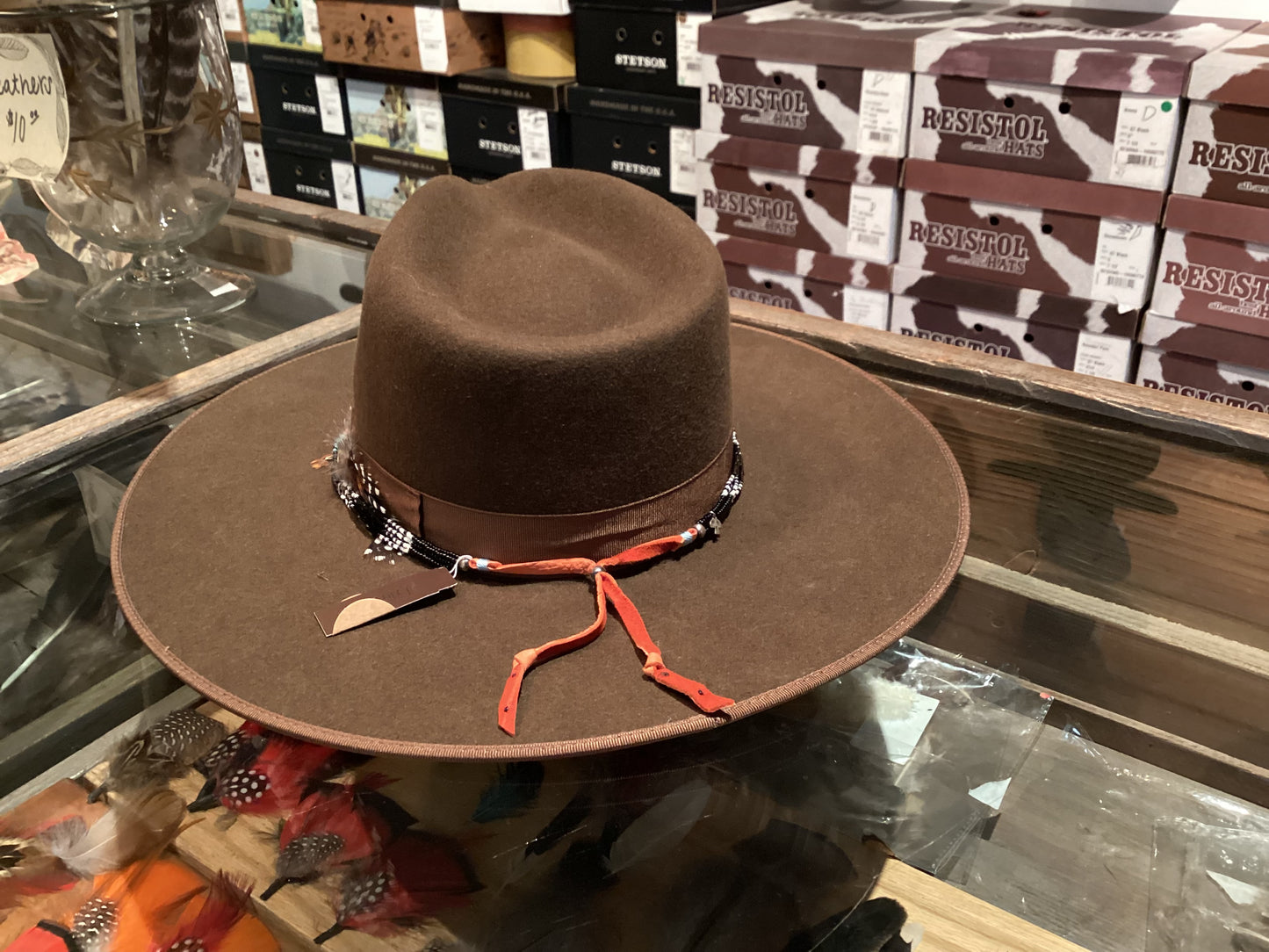 Peyote bird hatband #7