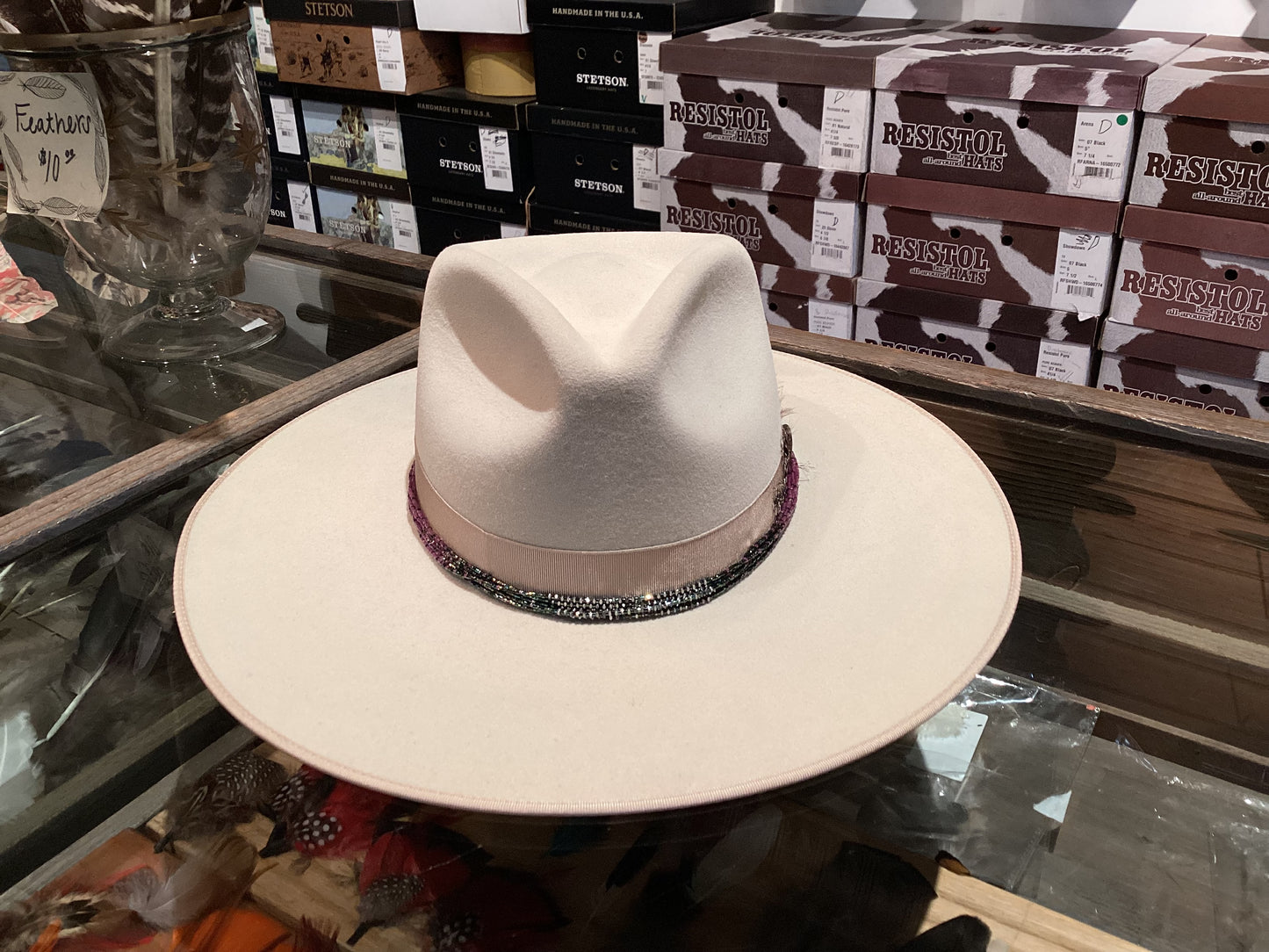 Peyote bird hatband #6