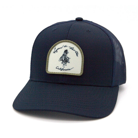 Vaqueros de las olas navy trucker cap