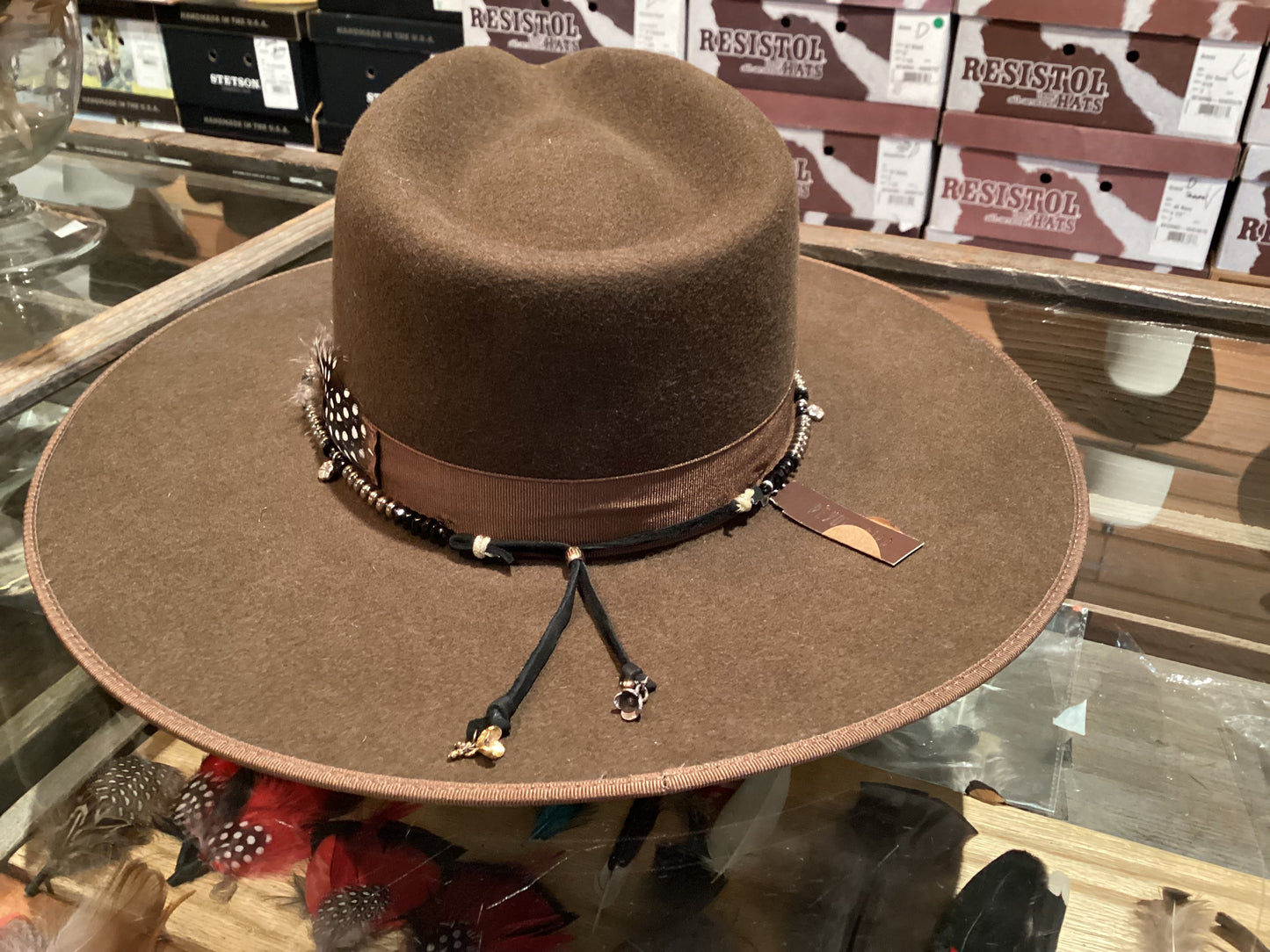 Peyote bird hatband #13