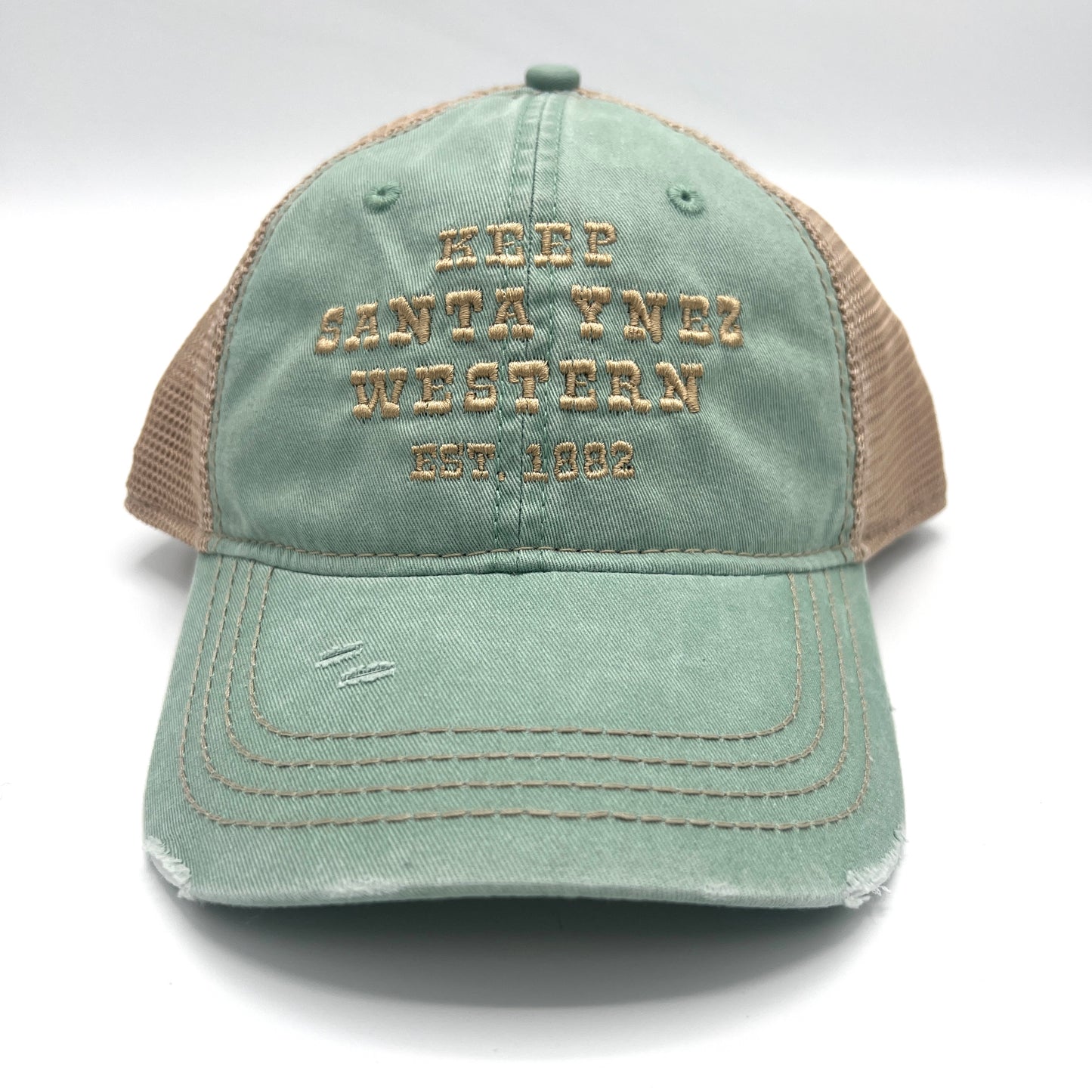 Keep Santa Ynez Western Mesh Hat - Light Pine