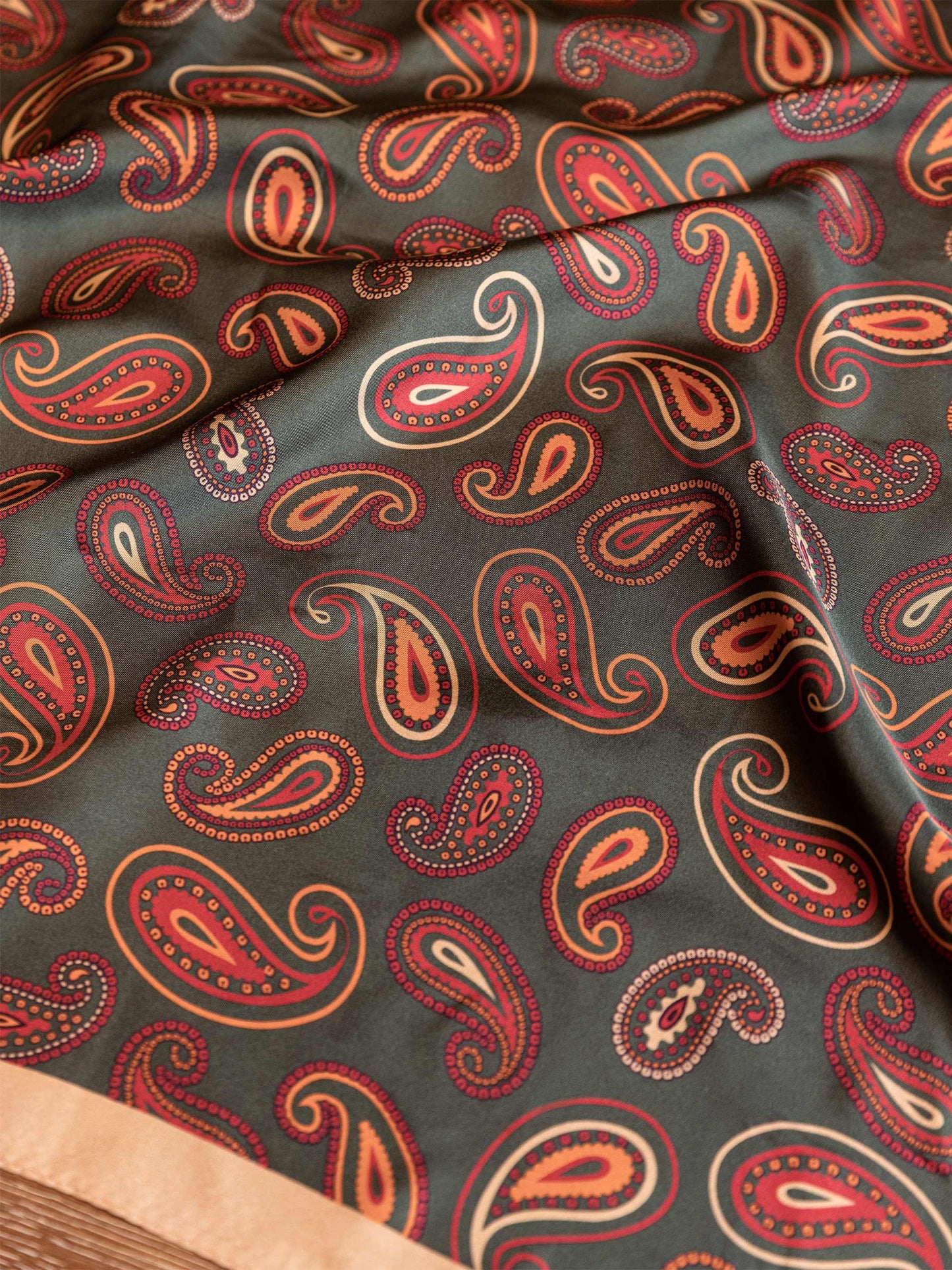 Paisley Wild Rags with Border