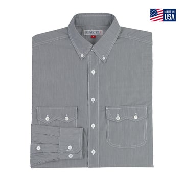 Resistol Pin-Stripe Dress Shirt – KJ Murphy's Custom Hatter & Mercantile Resistol Pin-Stripe Dress Shirt – KJ Murphy's Custom Hatter & Mercantile