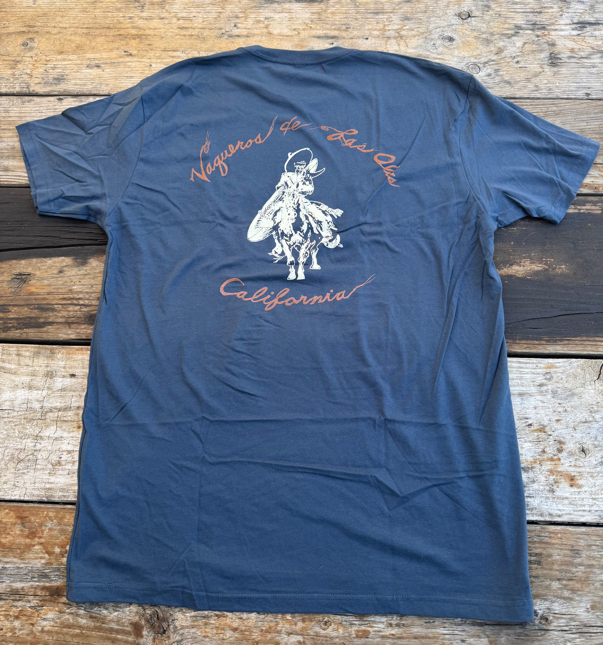 Vaqueros De Las Olas Classic Tee (Indigo/Rust)