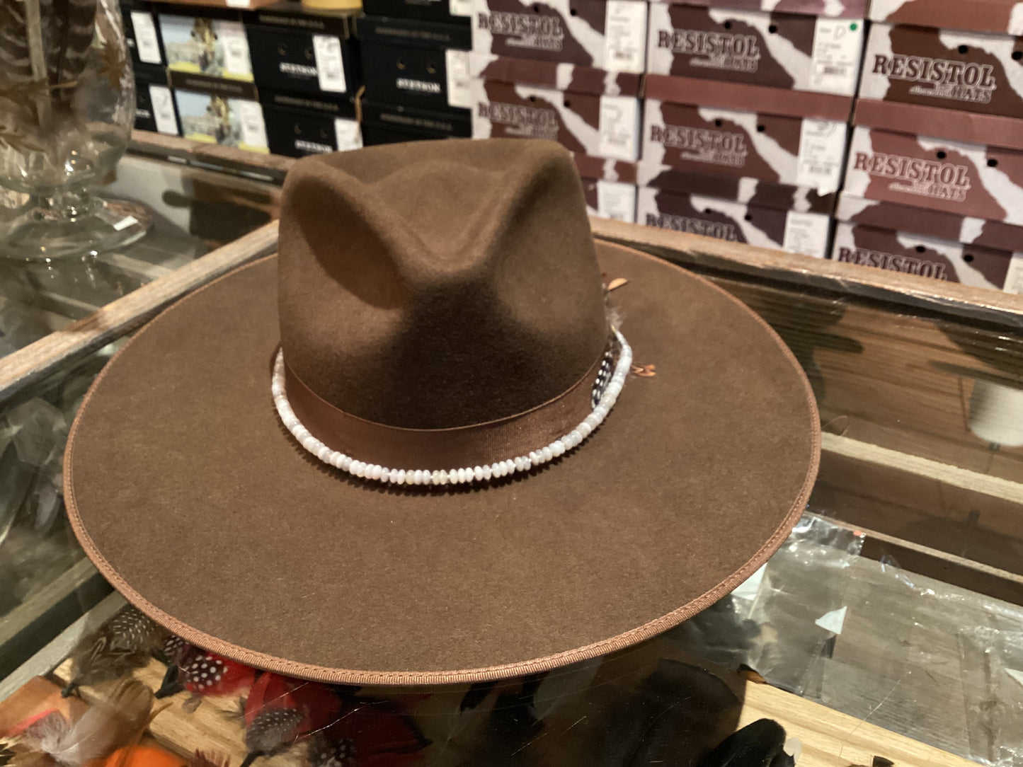 Peyote bird hatband #10