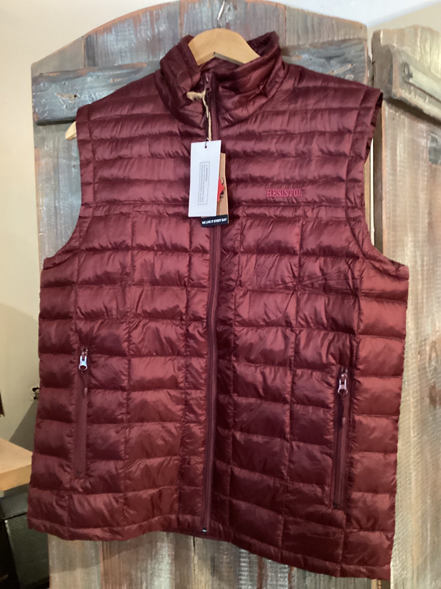 Cold Bloq Resistol Vest-Maroon