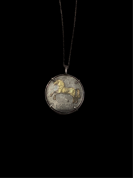 Angelique horse pendant necklace