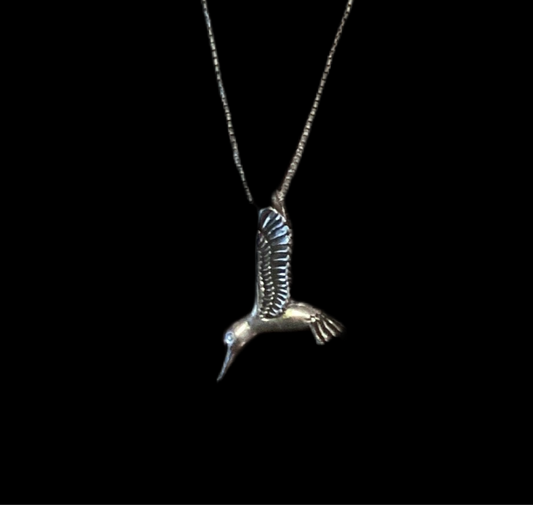 Angelique humming bird necklace